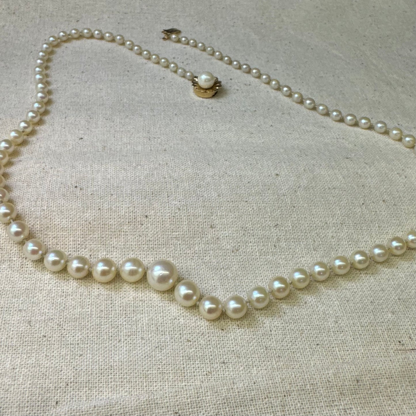 14K gold Pearl necklace