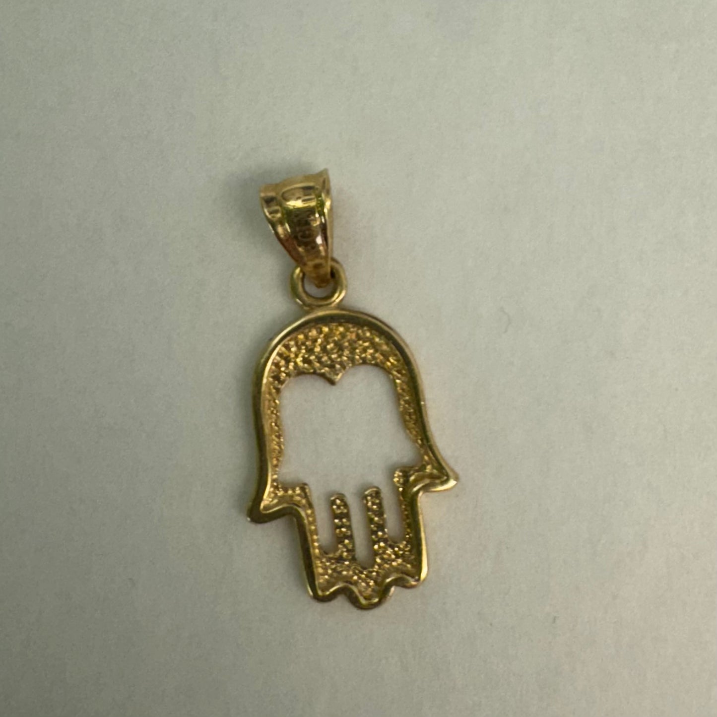14K gold “Hamsa” pendant
