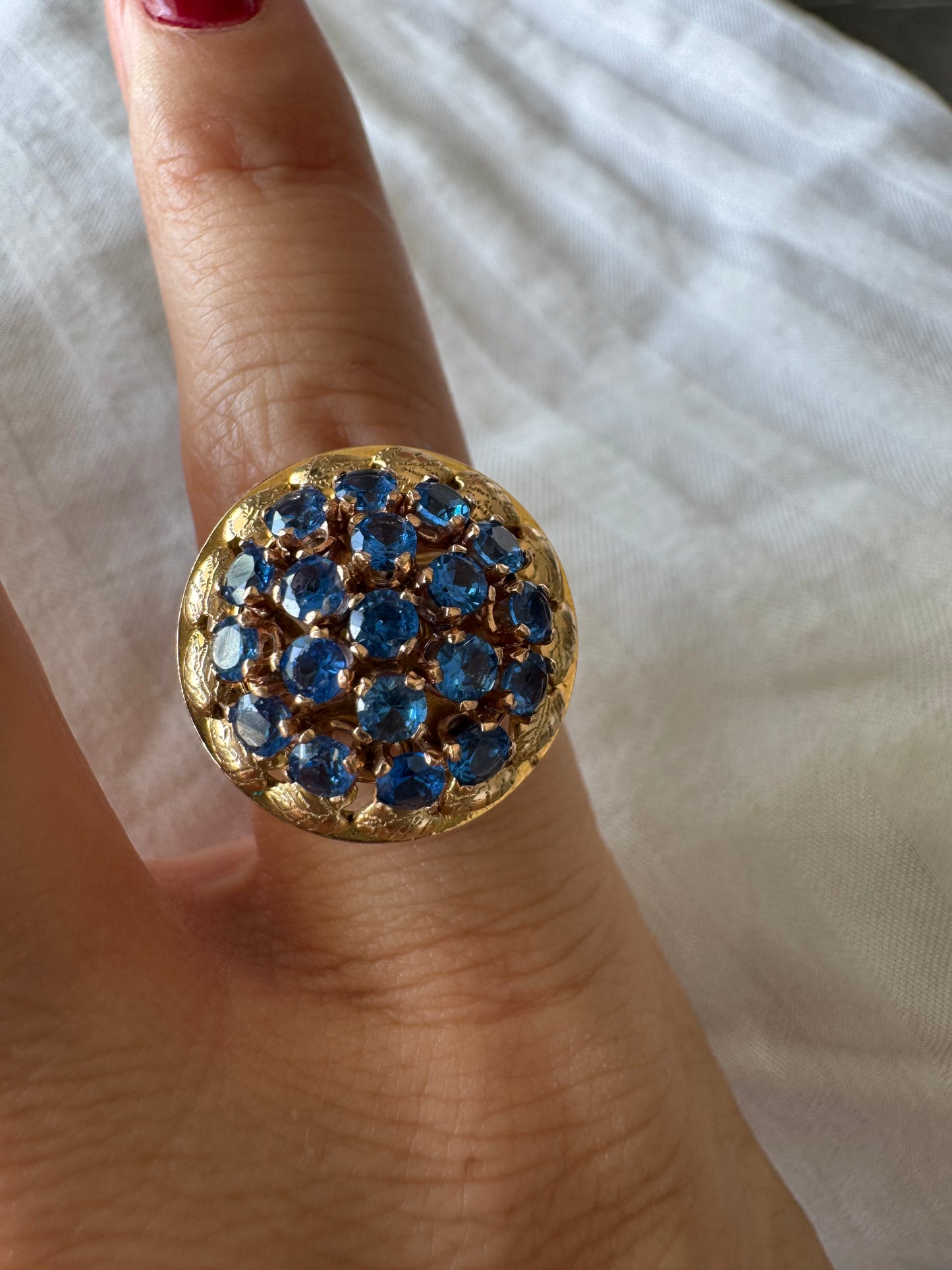 18K gold interchangeable ring — four rings in one