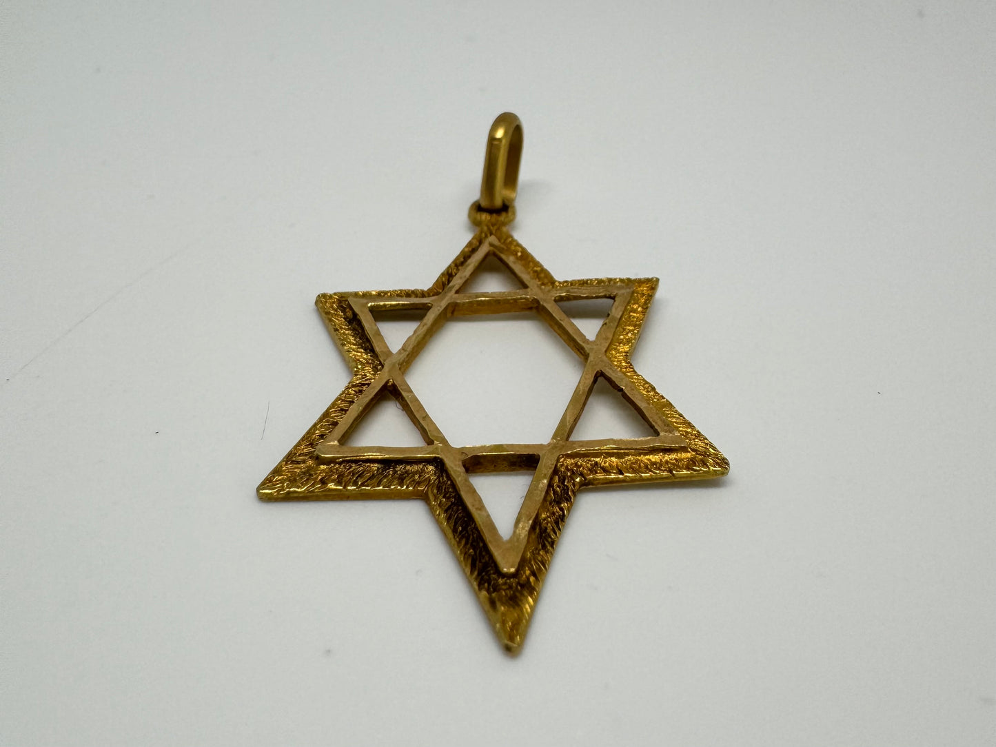 שרשרת זהב צהוב 14 קראט מגן דוד