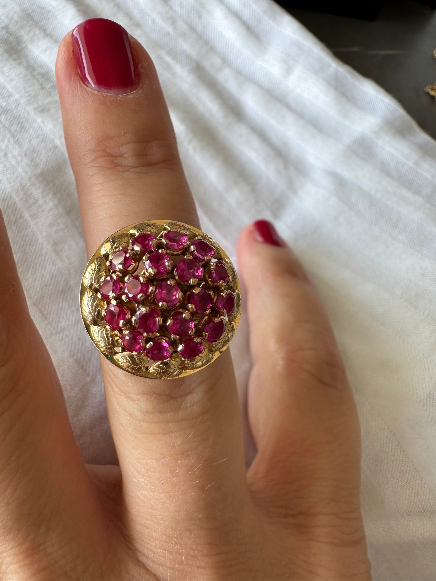18K gold interchangeable ring — four rings in one