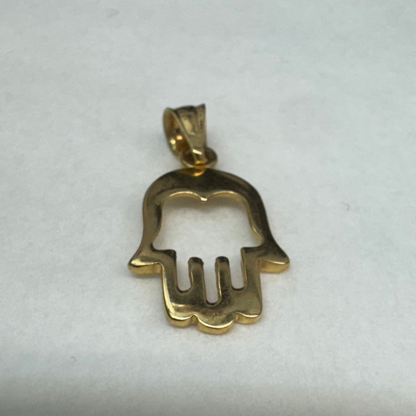 14K gold “Hamsa” pendant