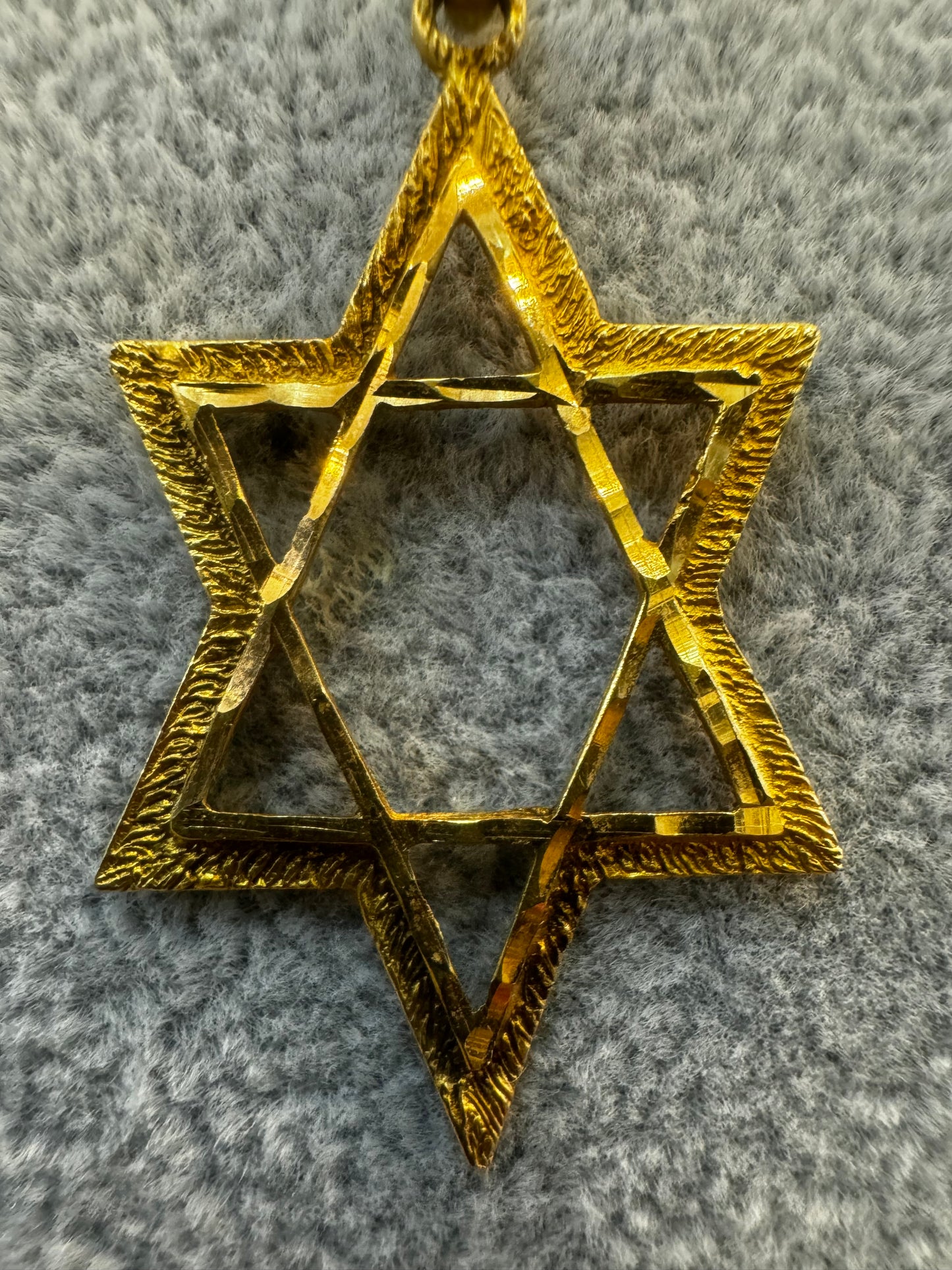 שרשרת זהב צהוב 14 קראט מגן דוד