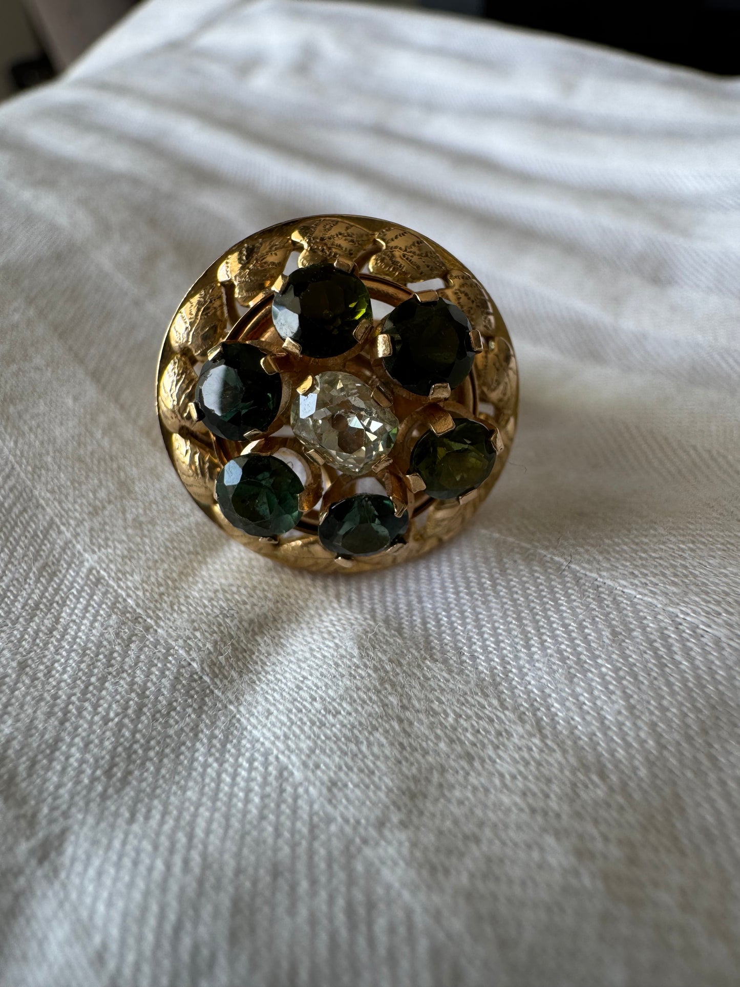 18K gold interchangeable ring — four rings in one