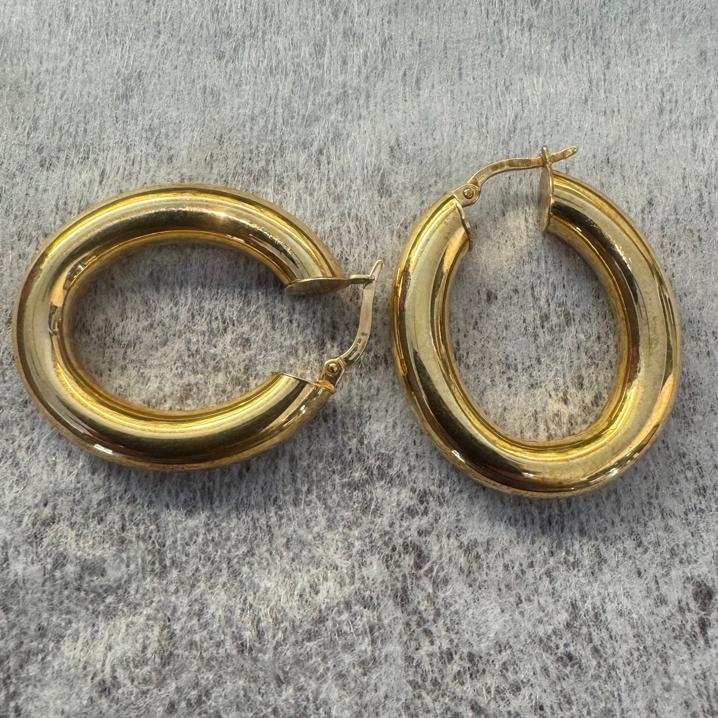 14K gold hoop earrings