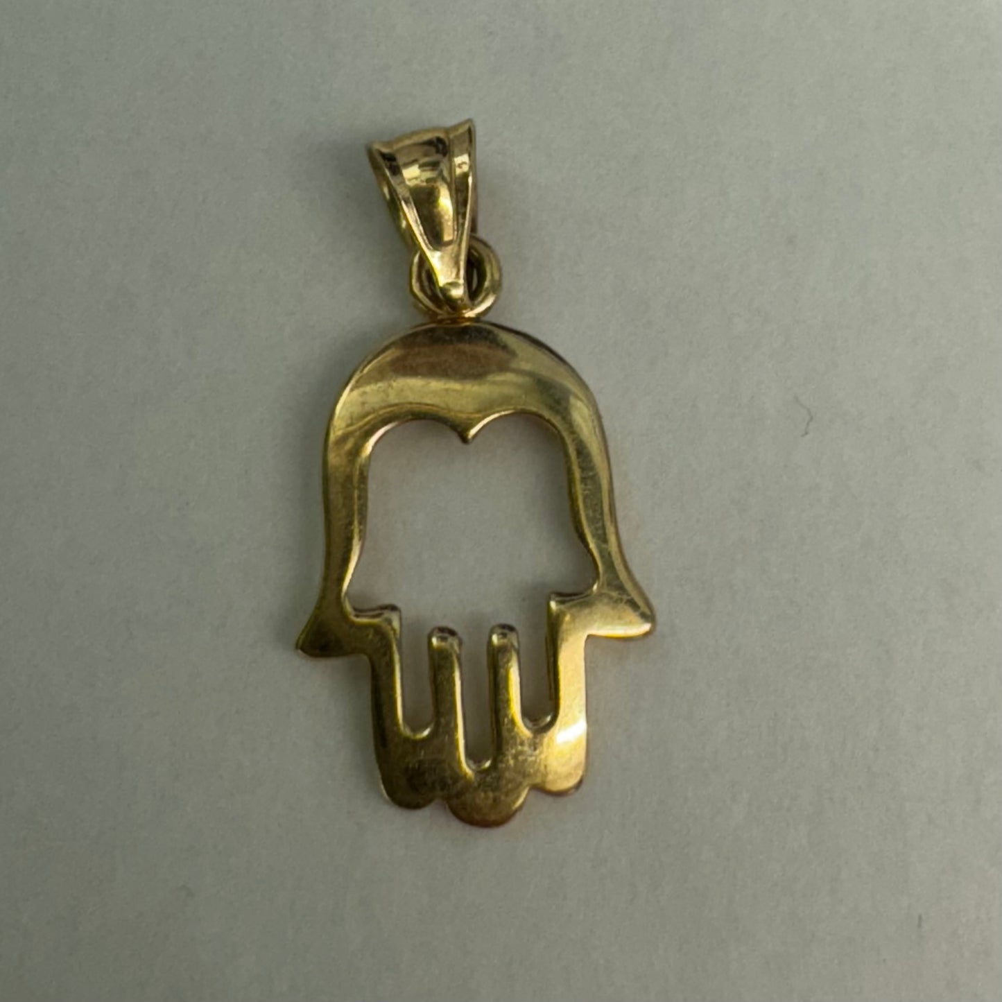 14K gold “Hamsa” pendant