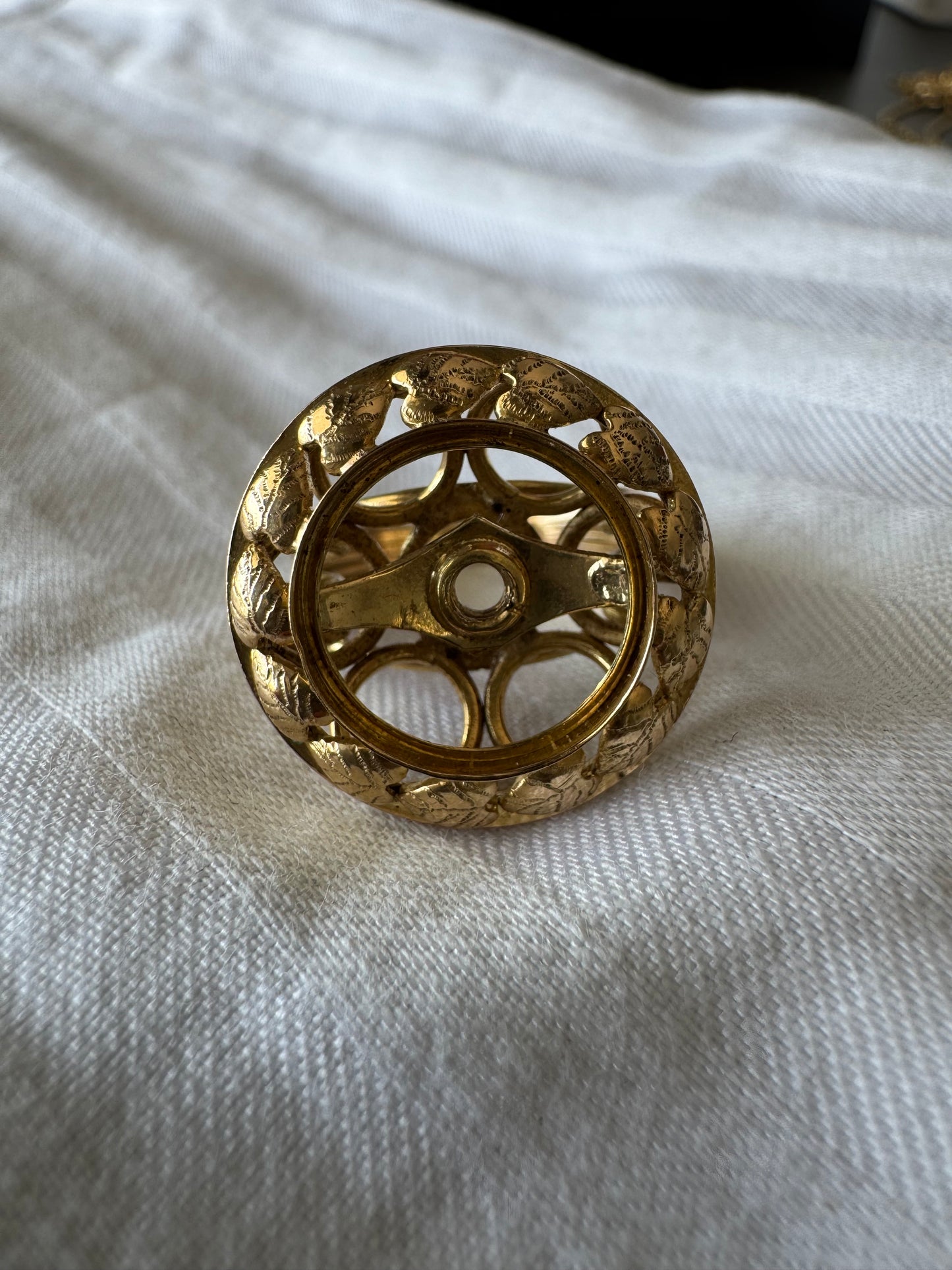 18K gold interchangeable ring — four rings in one