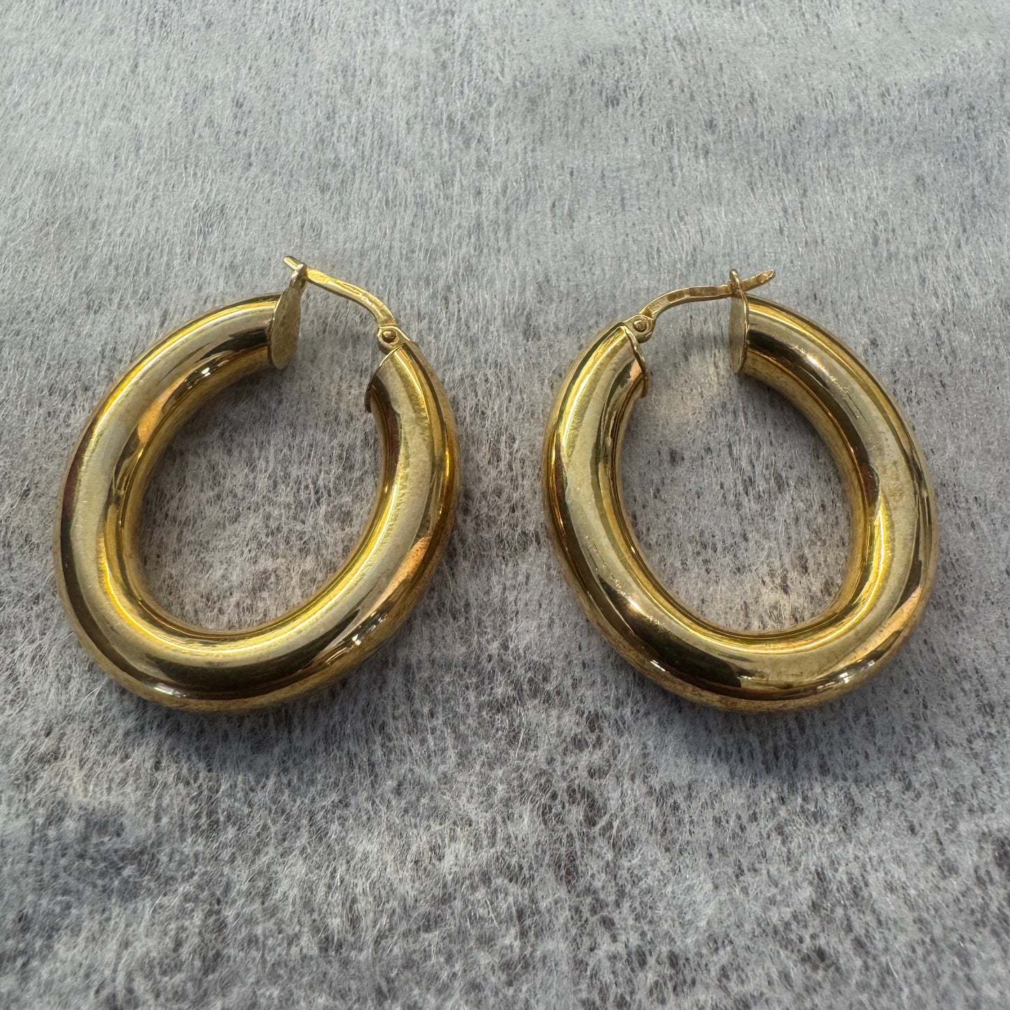 14K gold hoop earrings