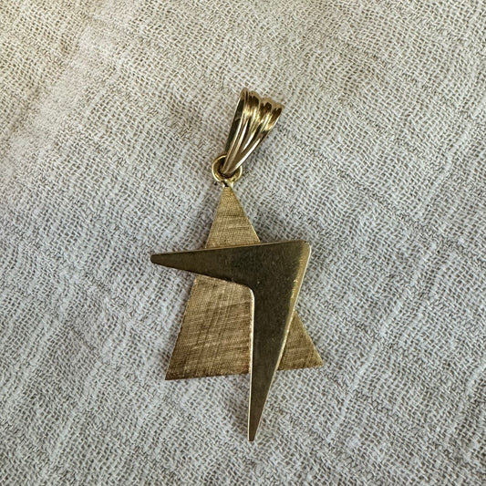 תליון זהב 14K "מגן דוד"