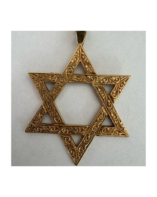 10K gold pendant”Star of David”