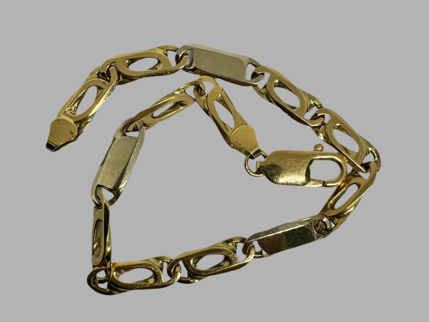 18K gold links bracelet