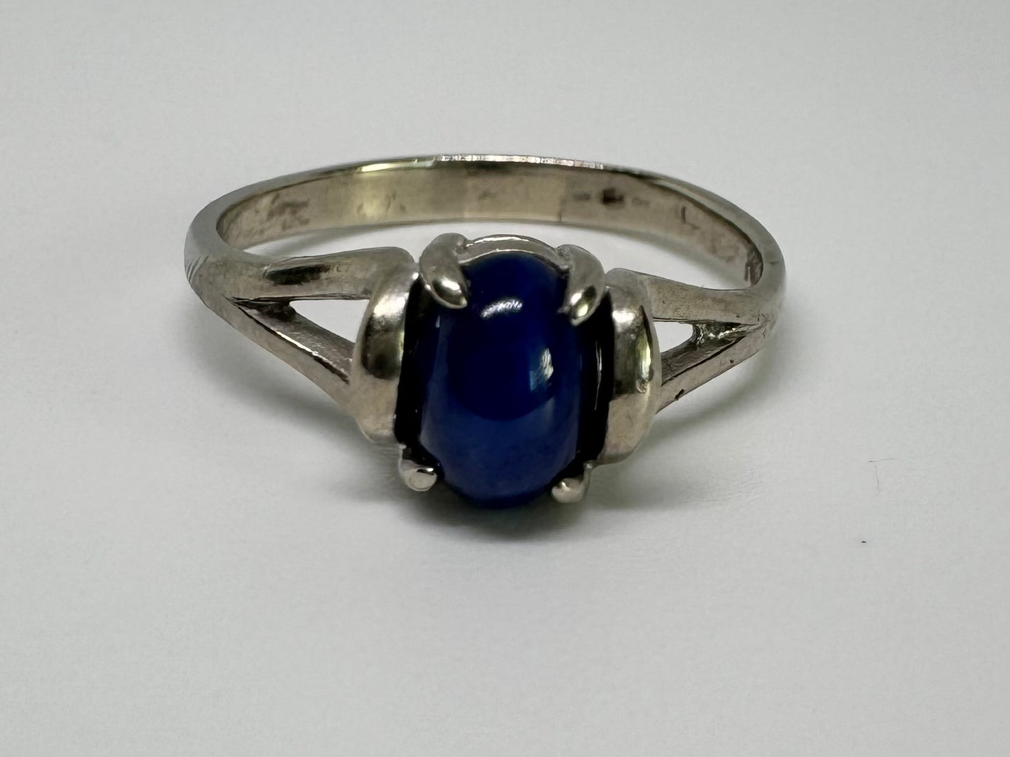 10K gold ring set with Star Sapphire