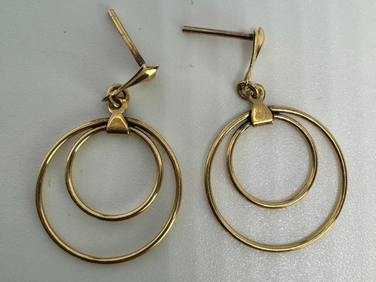 14K gold Delicate Drop Earrings