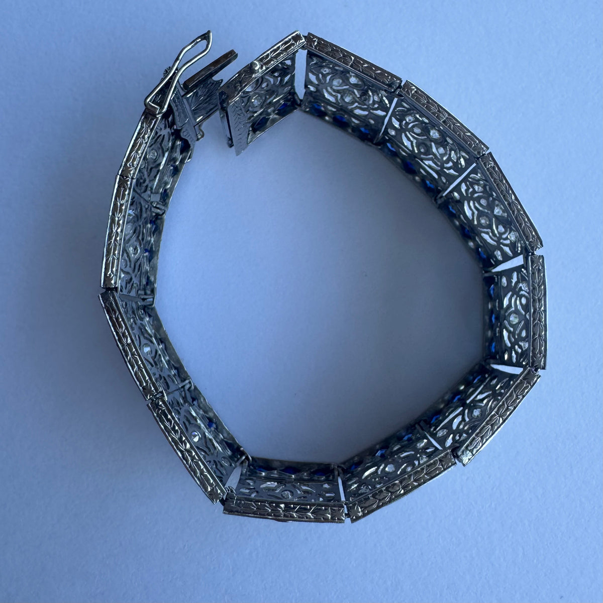 Diamond & Sapphire exceptional statement Bracelet