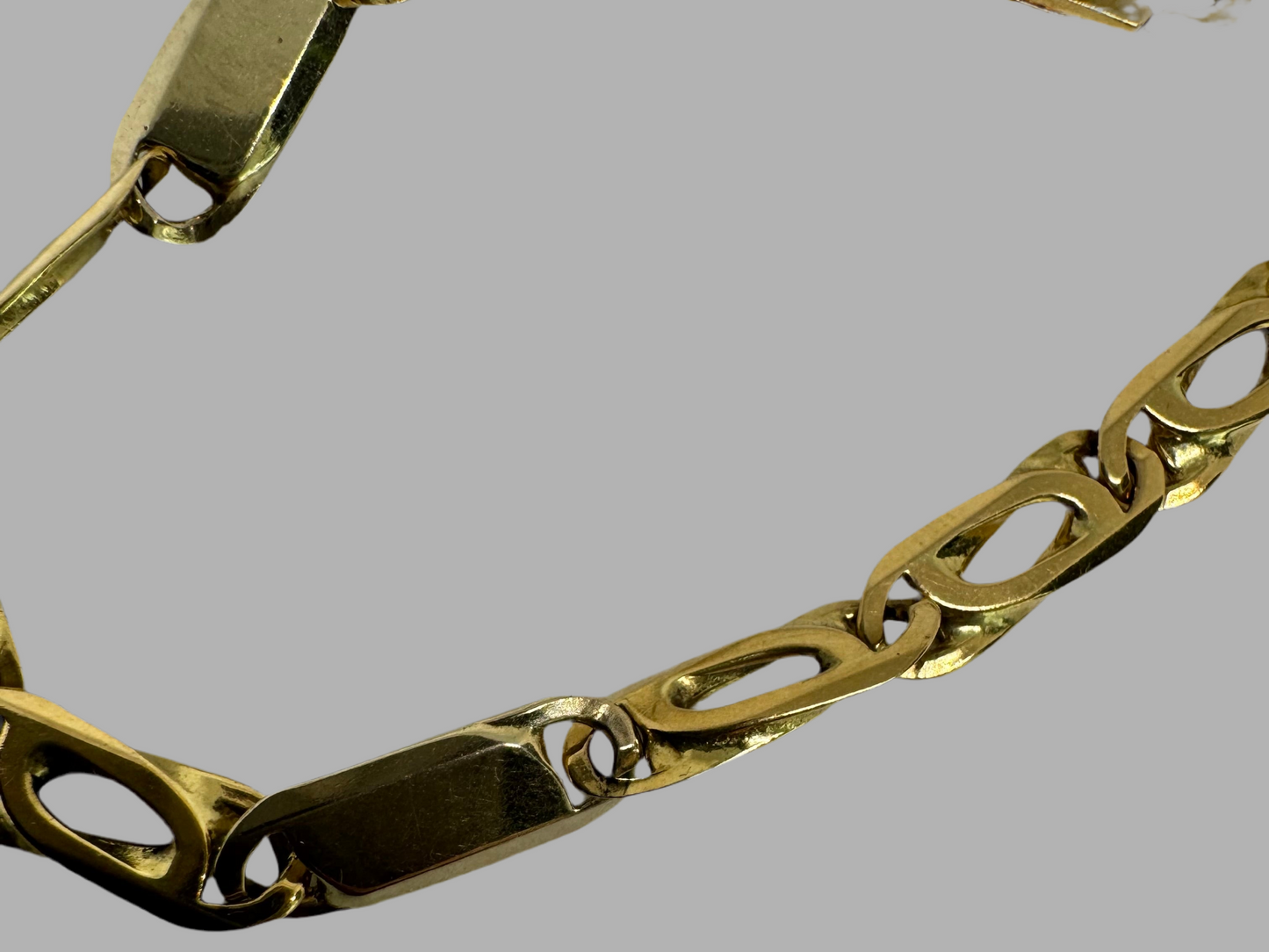 18K gold links bracelet