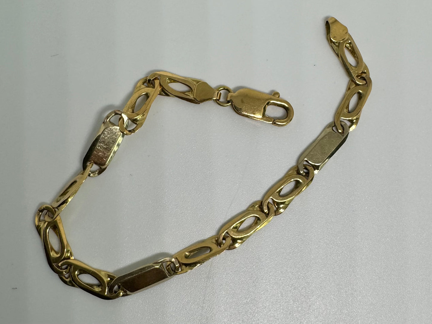 18K gold links bracelet