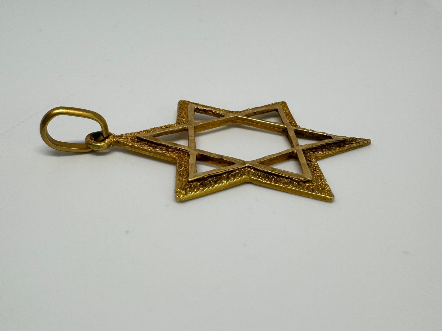 14K gold Star of David necklace