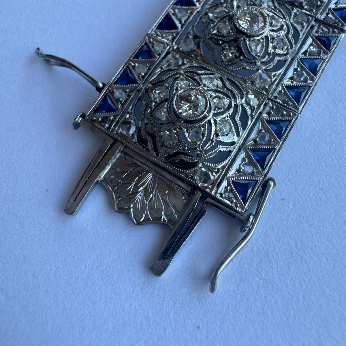 Diamond & Sapphire exceptional statement Bracelet
