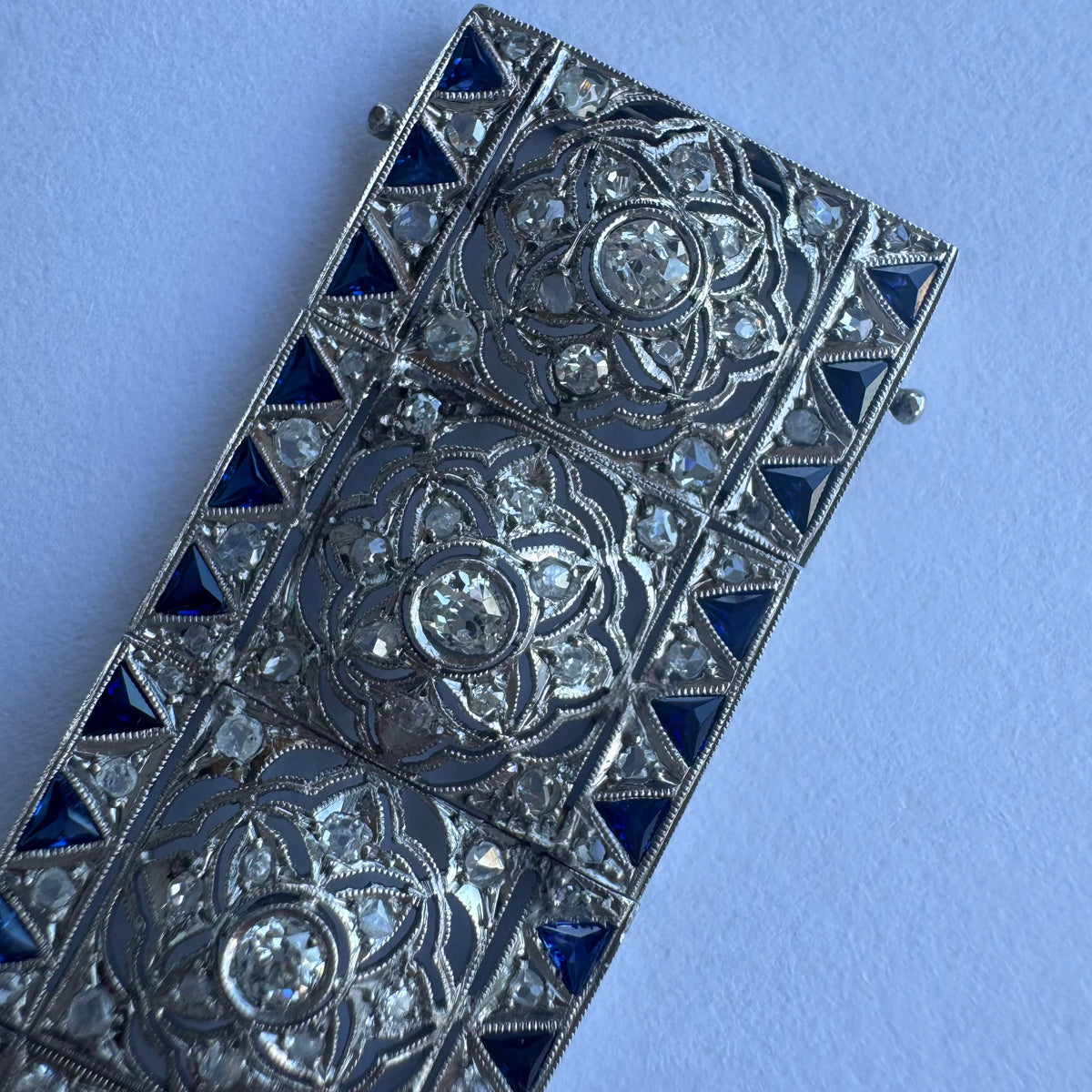 Diamond & Sapphire exceptional statement Bracelet