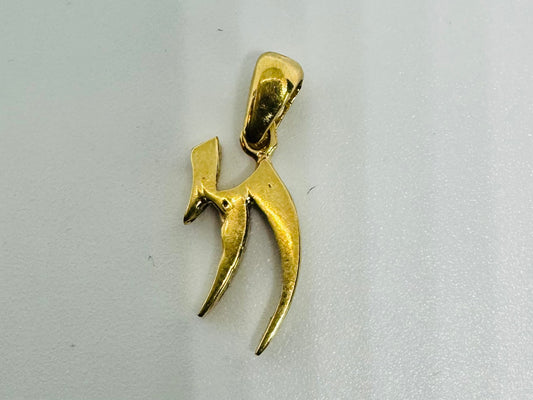 14K gold Pendant “CHAI”