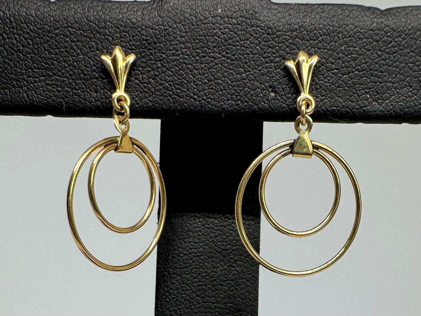 14K gold Delicate Drop Earrings