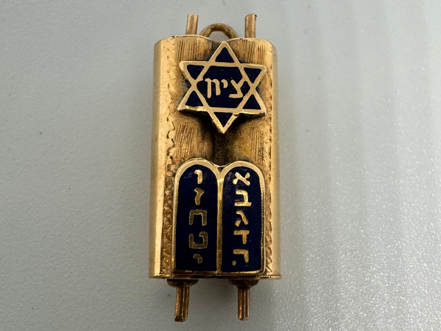 14K gold Pendant “Sefer Torah”