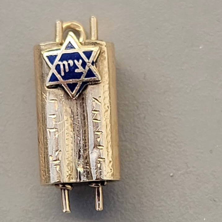 14K gold Pendant “Sefer Torah”