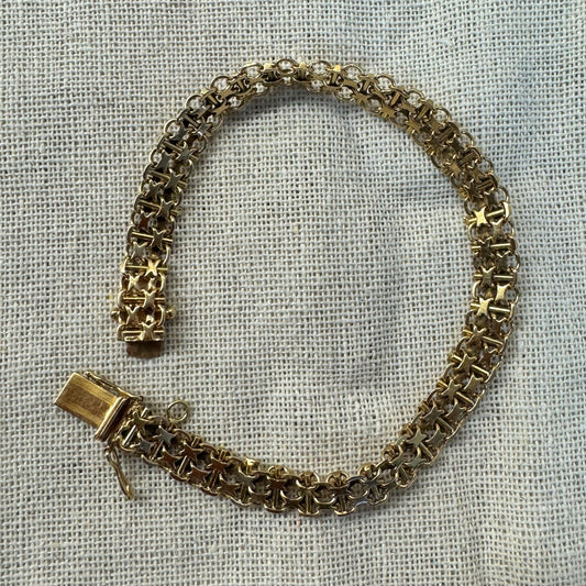 18K yellow gold bracelet