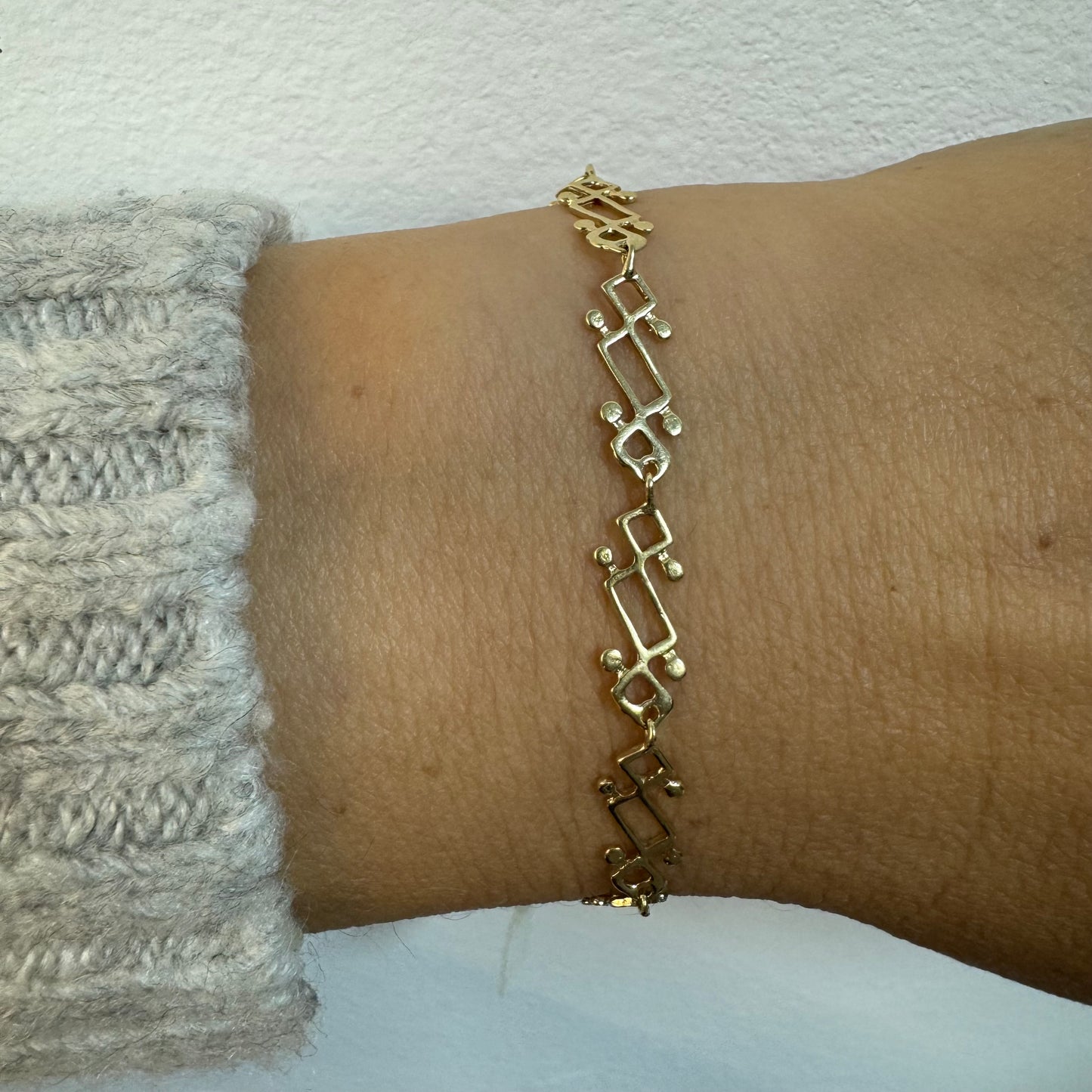 14K gold bracelet