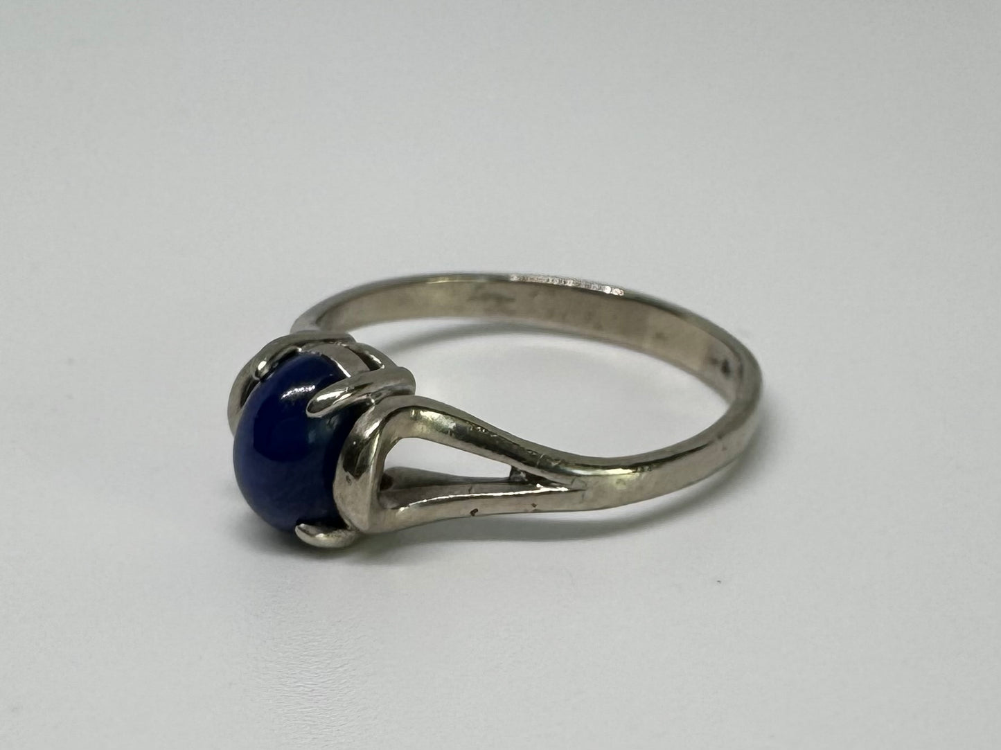 10K gold ring set with Star Sapphire