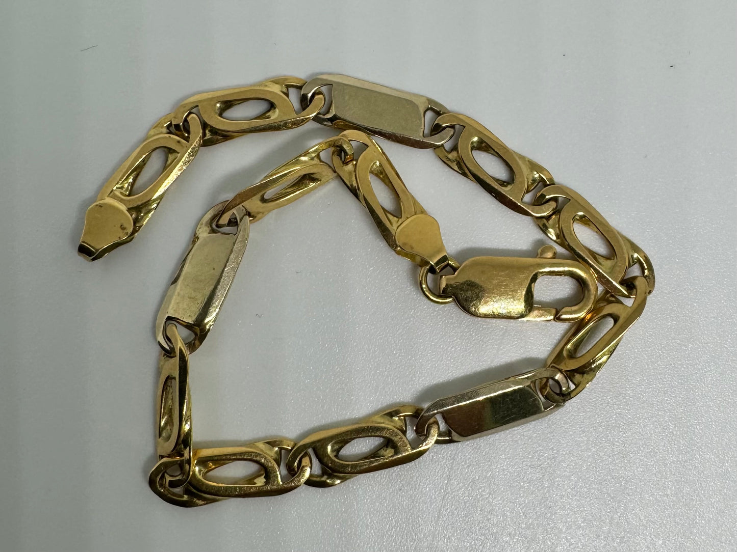 18K gold links bracelet