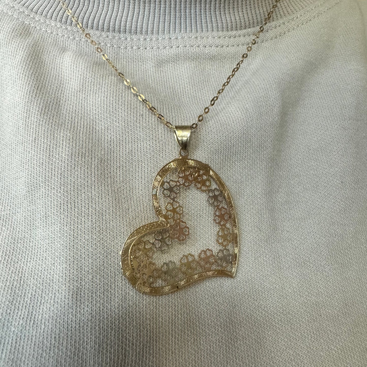 14K gold “Heart” Necklace