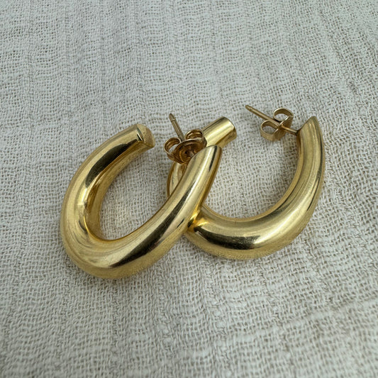 14K gold Hoop Earrings