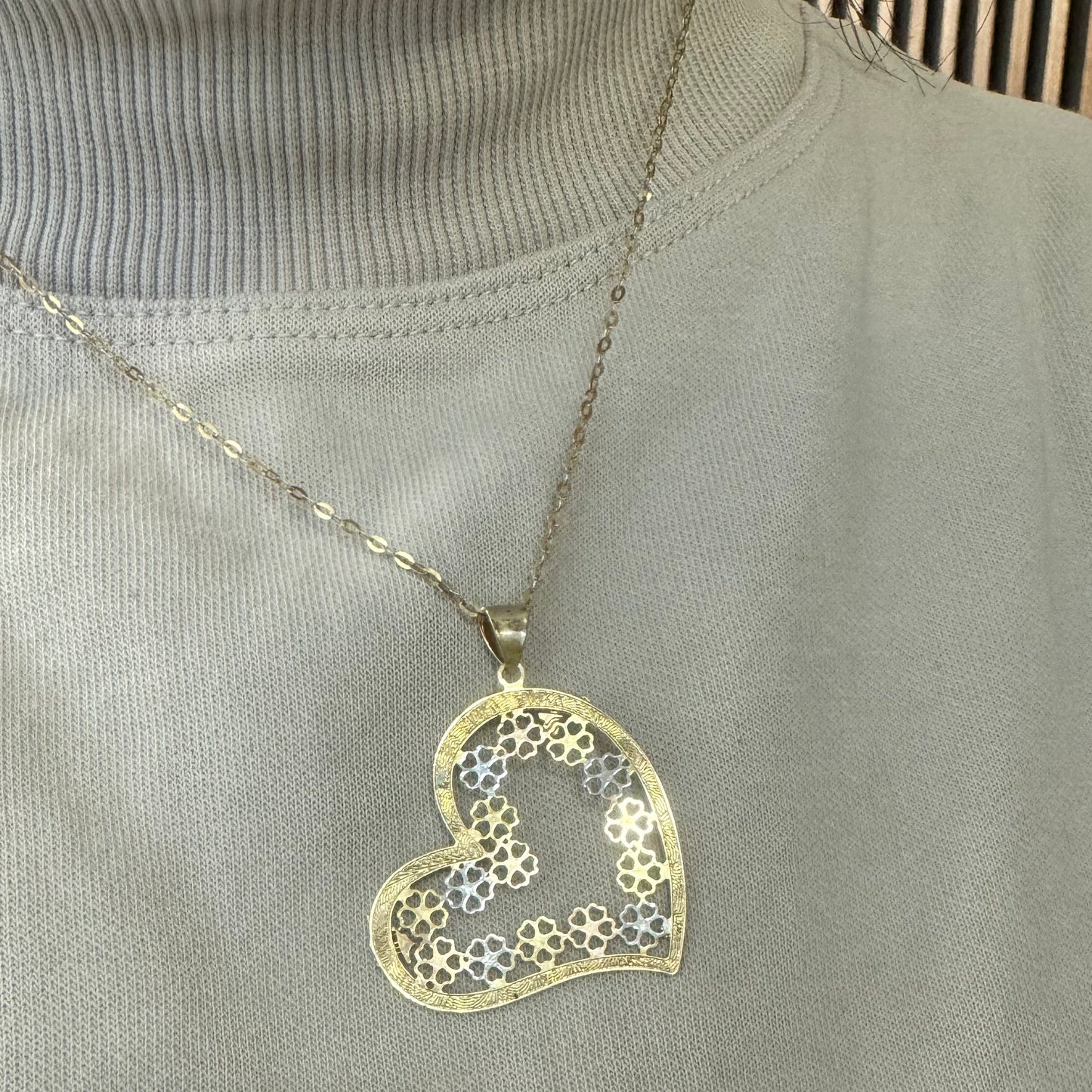 14K gold “Heart” Necklace